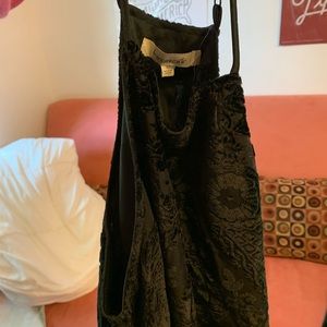 LBD velvet with super cute detail